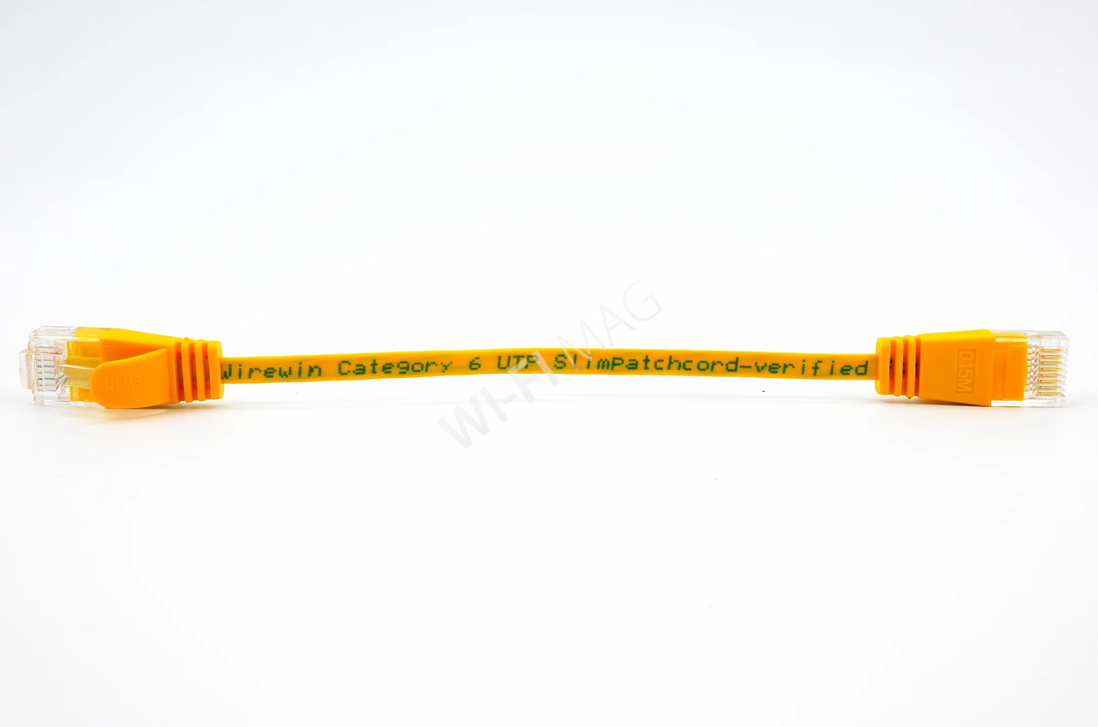 Кабель Wirewin SLIM UTP Cat.6, 0.15 м желтый