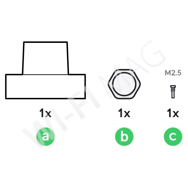 Ubiquiti G5 PTZ Pendant Mount Black, черное подвесное крепление на дюймовую трубу с резьбой G3/4" для камер UVC-G5/G6-PTZ