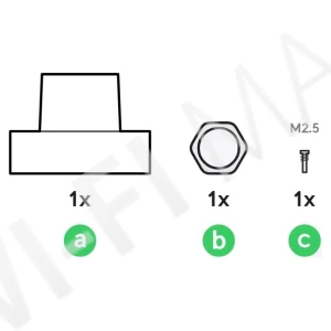 Ubiquiti G5 PTZ Pendant Mount Black, черное подвесное крепление на дюймовую трубу с резьбой G3/4" для камер UVC-G5/G6-PTZ