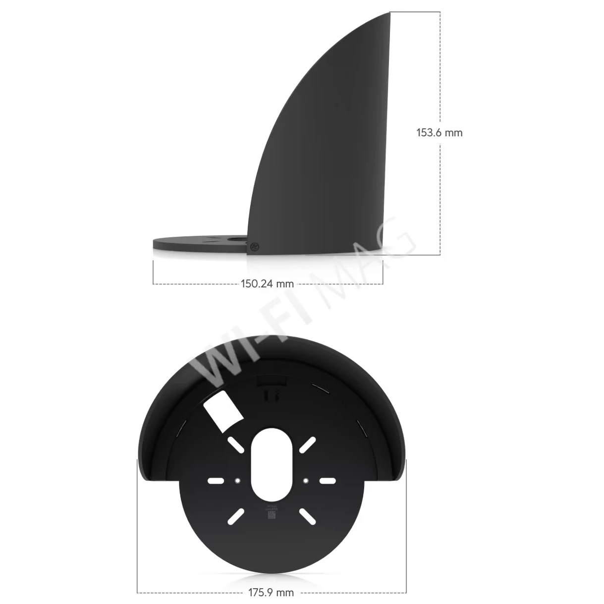 Ubiquiti UniFi G6 Dome Camera Weather Shield Black, черный козырек для защиты от непогоды камер UVC-G6-Dome/Pro-Dome