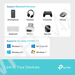 TP-Link UB600, беспроводной Nano USB‑адаптер Bluetooth 6.0