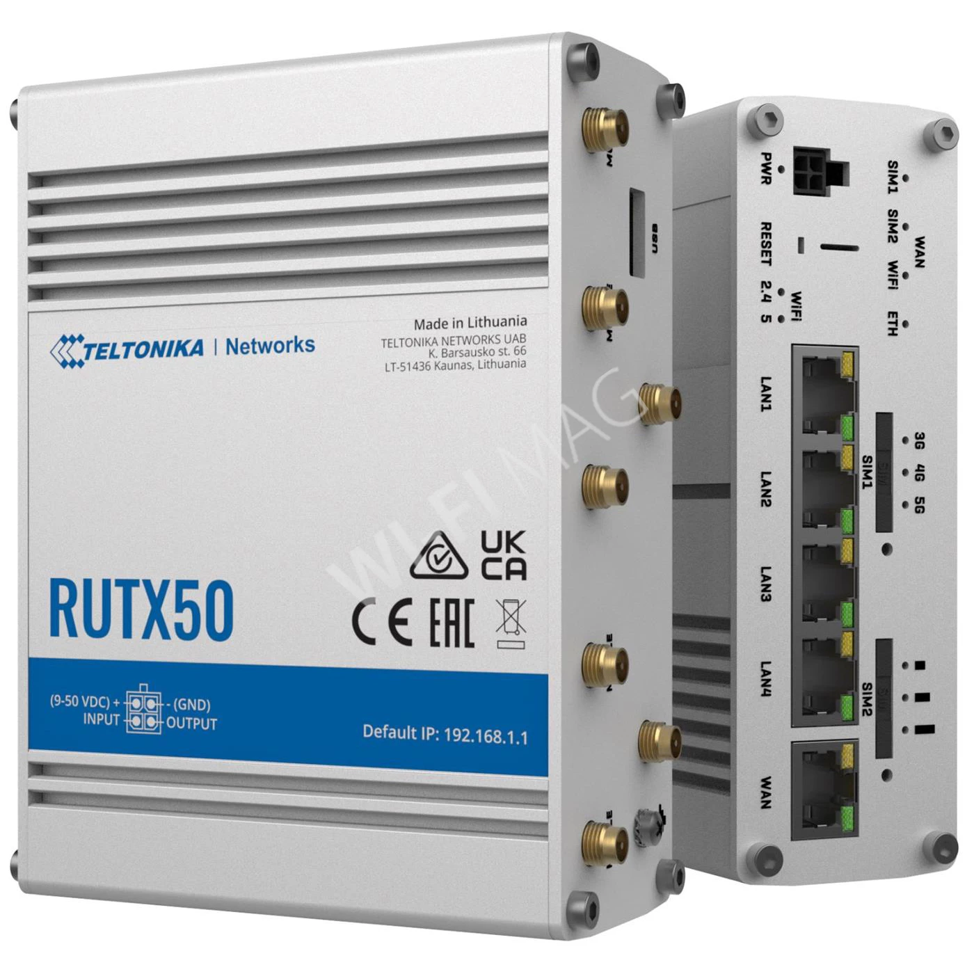 Teltonika RUTX50 WiFi 5G Router, электронное устройство