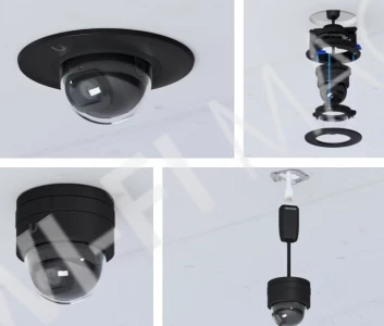Ubiquiti UniFi G5 Dome Ultra Camera Black, 4 Мп черная купольная IP-видеокамера с ночным видением