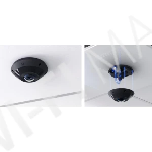 Ubiquiti UniFi G6 Pro 360 Flush Mount Camera Fisheye Black, 12 Мп уличная PoE+ c панорамным охватом 360° черная IP-видеокамера