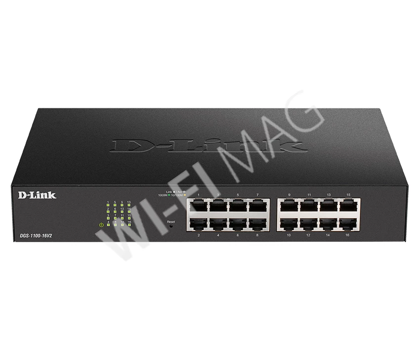 D-Link DGS-1100-16V2, управляемый 16-портовый коммутатор