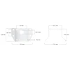 Ubiquiti AI Multi Sensor 4 Camera Arm Mount White, белый кронштейн для крепления на стену/угол/столб камер UVC-AI-MS-4