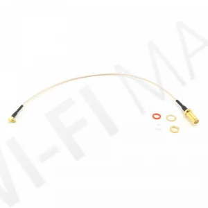 Пигтейл MMCX Right Angle/RP-SMA Female, 250 мм