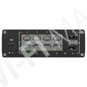 Teltonika TSW202, управляемый с 8 портами PoE+ 1 Гбит/с и 2 SFP коммутатор