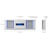 Ubiquiti UniFi 3U Bezel, защитная лицевая панель с подсветкой и дисплеем для ENAS, ENVR
