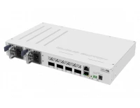 Управляемые коммутаторы Mikrotik Cloud Router Switch CRS504-4XQ-IN, коммутатор с функциями маршрутизатора