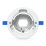 Ubiquiti UniFi G5 Dome Ultra Flush Mount White, белое крепление с дымчатым куполом для скрытого монтажа камеры UVC-G5-Dome-Ultra в стену/потолок