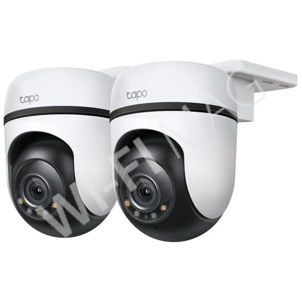 TP-Link Tapo C510W (2-pack) комплект из 2-х уличных 3Мп поворотных с цветным ночным видением и ИК-подсветкой до 30 м Wi‑Fi-камер
