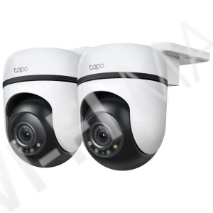 TP-Link Tapo C510W (2-pack) комплект из 2-х уличных 3Мп поворотных с цветным ночным видением и ИК-подсветкой до 30 м Wi‑Fi-камер
