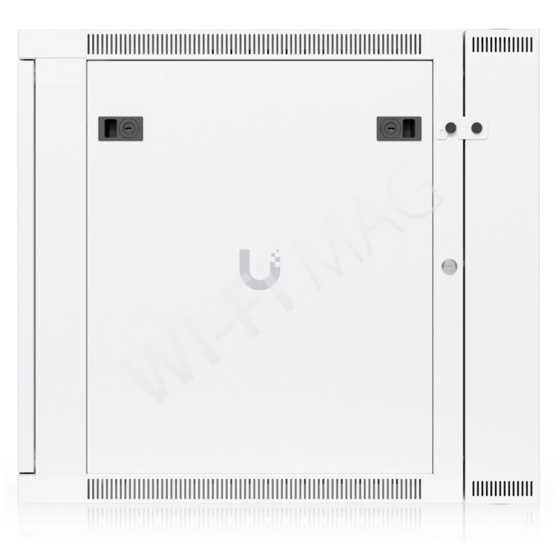 Ubiquiti 12U Rack Cabinet Glass Front Door Swing (700 мм) двухсекционный стоечный шкаф 12U с 2-мя вентиляторами и стеклянной дверцей