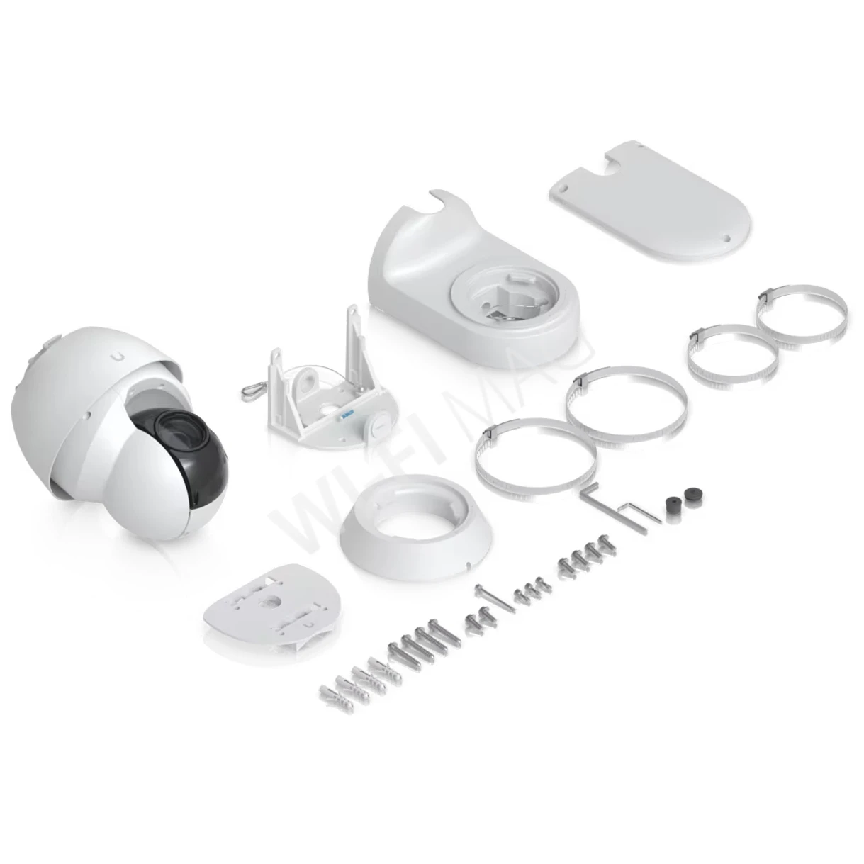 Ubiquiti UniFi AI PTZ Precision Camera White, 8 Мп уличная PoE++ с 31-кратным зумом и технологией LiDAR белая IP-видеокамера
