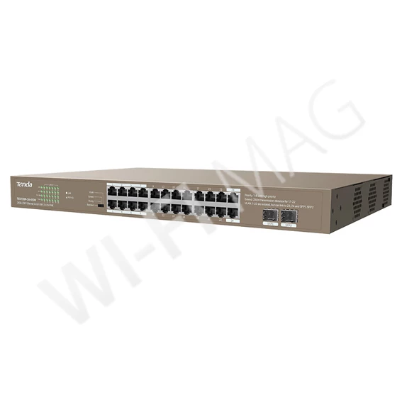 Tenda TEG1126P-24-410W неуправляемый коммутатор с PoE