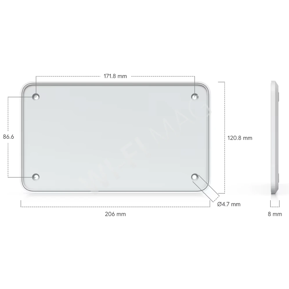 Ubiquiti Floating Mount 23 cm, магнитное настенное крепление для Cloud Gateway Fiber и Gateway Fiber