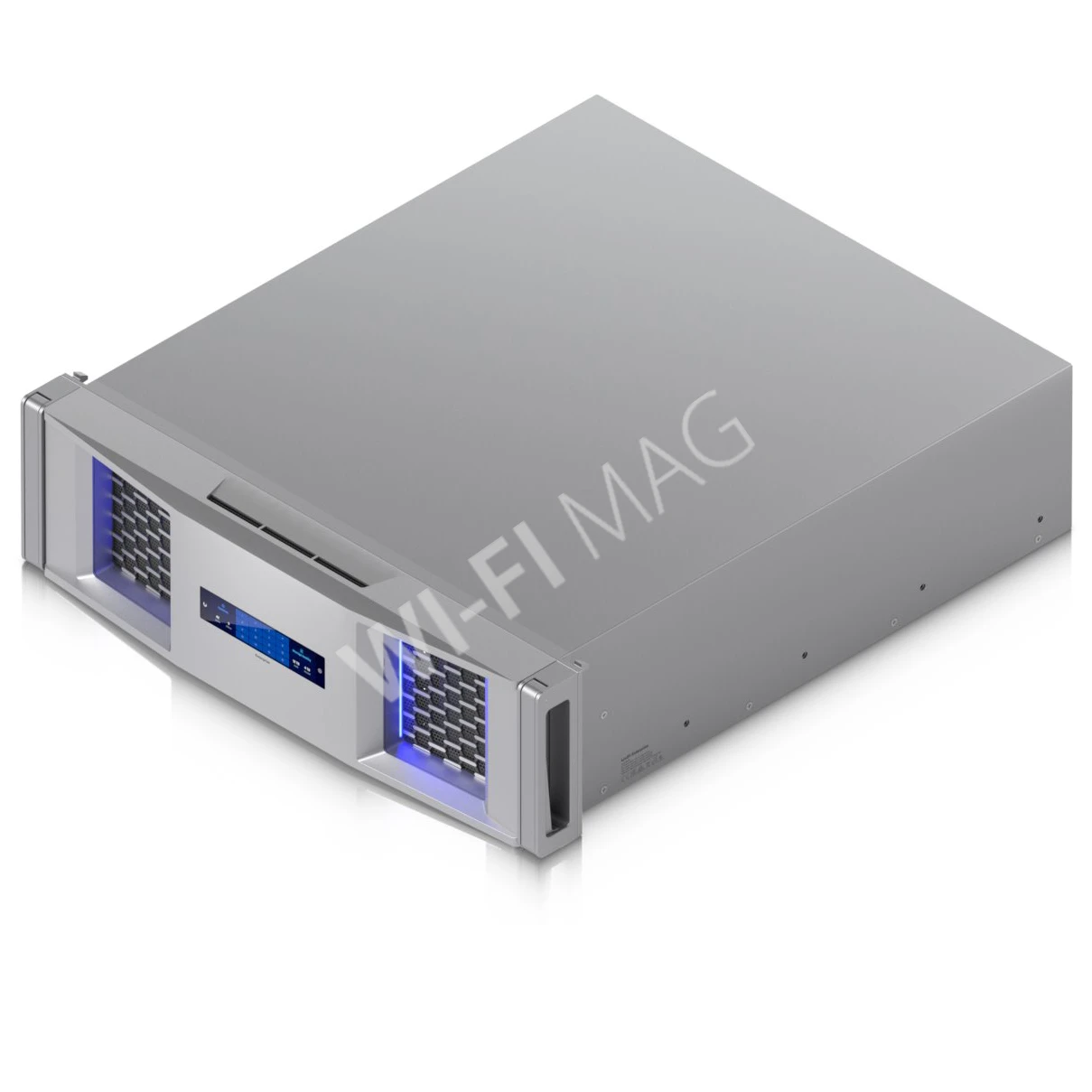 Ubiquiti UniFi 3U Bezel, защитная лицевая панель с подсветкой и дисплеем для ENAS, ENVR