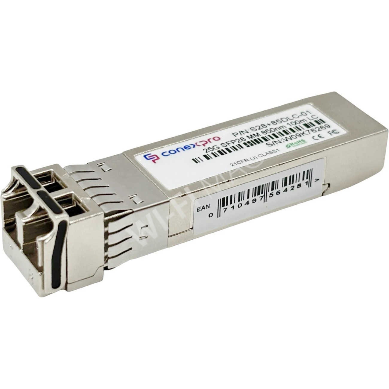 Conexpro S28+85DLC-01 модуль SFP28 Multi Mode, 25 Гбит/с, 2xLC, 100 м (Tx/Rx=850) DDM