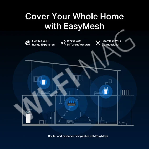 Mercusys MR37BE BE6500, двухдиапазонный маршрутизатор Wi‑Fi 7