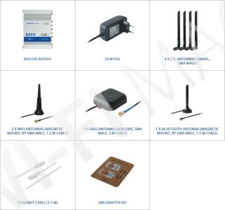 Teltonika RUTX14 WiFi LTE Cat12 Router, электронное устройство