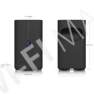 Ubiquiti UniFi Network Storage UNAS 4 Black, черное сетевое хранилище