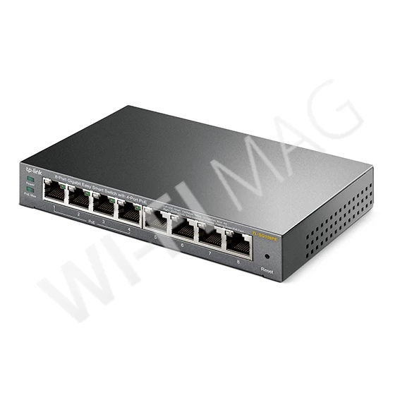 TP-Link TL-SG108PE, 8‑портовый коммутатор с 4 портами PoE