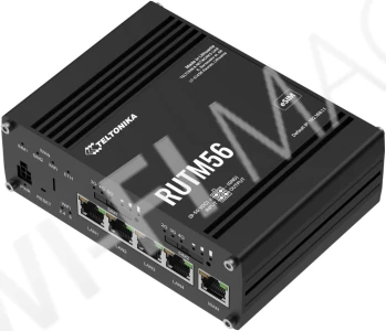 Teltonika RUTM56, двухдиапазонный промышленный маршрутизатор 5G+4G Wi-Fi Router, eSIM