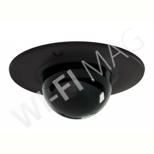 Ubiquiti UniFi G5 Dome Ultra Flush Mount Black, черное крепление с дымчатым куполом для скрытого монтажа камеры UVC-G5-Dome-Ultra в стену/потолок