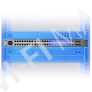 Ubiquiti UniFi Switch Pro XG 48 PoE (1080 Вт) управляемый с 48 портами PoE+++ Etherlighting коммутатор