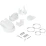 Ubiquiti AI Multi Sensor 4 Camera Arm Mount White, белый кронштейн для крепления на стену/угол/столб камер UVC-AI-MS-4