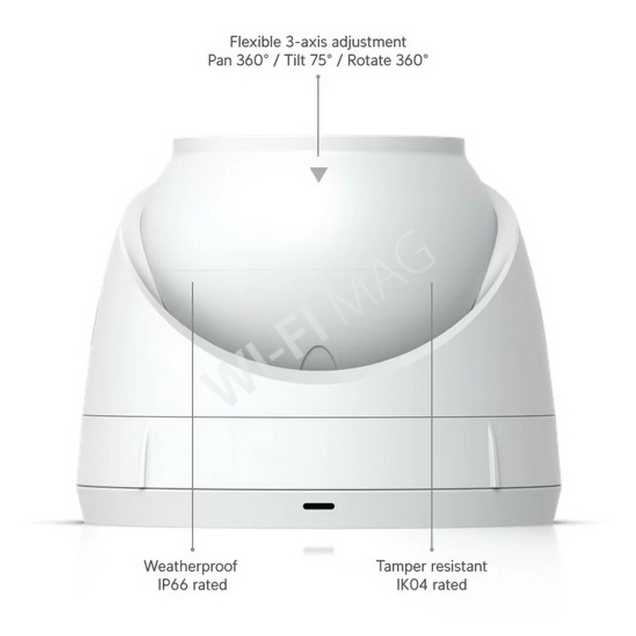 Ubiquiti UniFi Protect Network Video Recorder Instant Kit, комплект из 4-х камер UVC-G5-Turret-Ultra и видеорегистратора UNVR-Instant