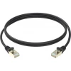 Conexpro Patch Cable STP, CAT6A (0,25 метра) патч-кабель чёрный
