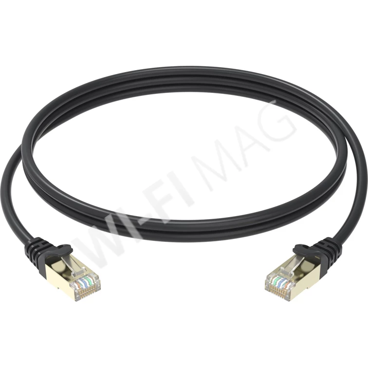 Conexpro Patch Cable STP, CAT6A (0,25 метра) патч-кабель чёрный