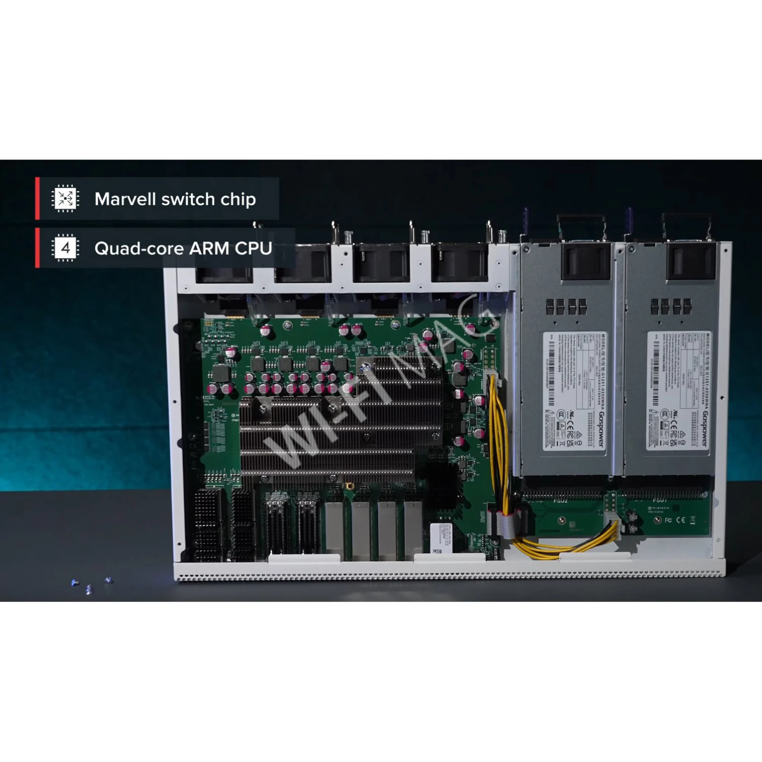 Mikrotik Cloud Router Switch CRS812-8DS-2DQ-2DDQ-RM, коммутатор с функциями маршрутизатора