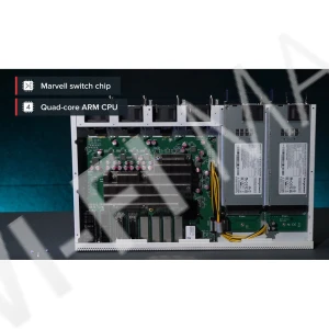 Mikrotik Cloud Router Switch CRS812-8DS-2DQ-2DDQ-RM, коммутатор с функциями маршрутизатора