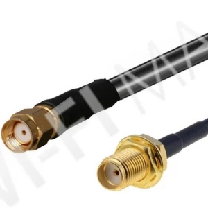 Кабель SMA Female/RP-SMA Male RF240, 3 м