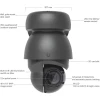 Ubiquiti UniFi AI PTZ Industrial Camera Black, 8 Мп уличная PoE++ с 22-кратным зумом и ночным видением черная IP-видеокамера