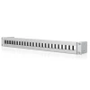 Ubiquiti 24-Port Blank Keystone Patch Panel, пустая 24-портовая патч-панель с планкой для прокладки кабелей, 1U