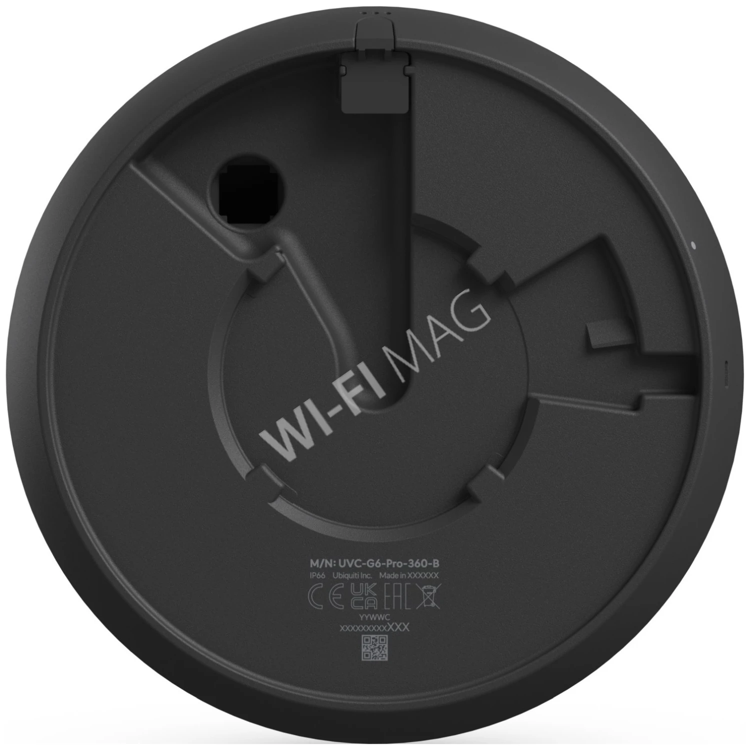 Ubiquiti UniFi G6 Pro 360 Flush Mount Camera Fisheye Black, 12 Мп уличная PoE+ c панорамным охватом 360° черная IP-видеокамера