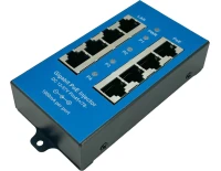 Питание, POE оборудование Conexpro POE-PAN4-GBM, 4-портовый гигабитный пассивный PoE-инжектор