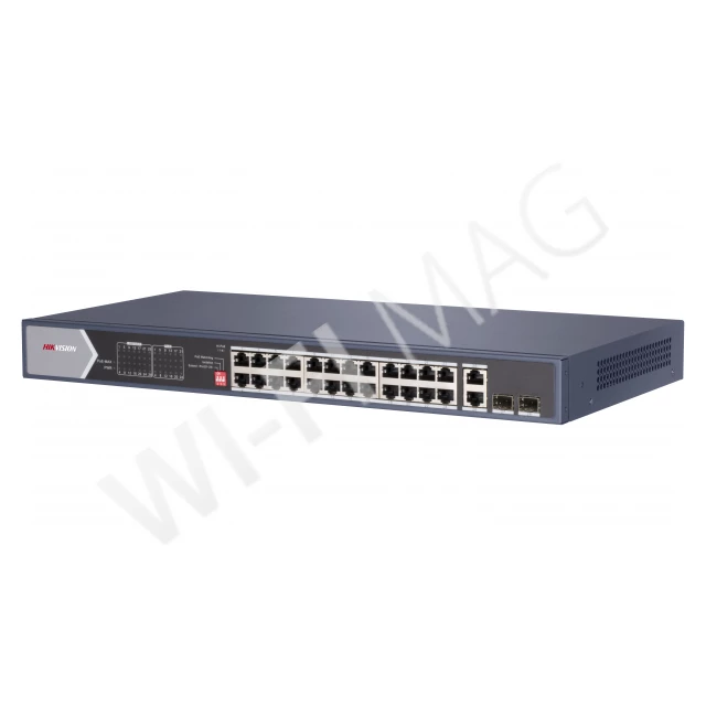 Hikvision DS-3E0528HP-E, неуправляемый коммутатор PoE