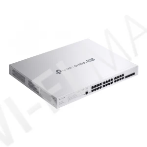 TP-Link S5500-24GP4XF, 4 SFP+ и 24 порта 1 Гбит/с PoE+ линейки Omada Pro управляемый коммутатор
