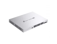 Управляемые коммутаторы с PoE TP-Link S5500-24GP4XF, 4 SFP+ и 24 порта 1 Гбит/с PoE+ линейки Omada Pro управляемый коммутатор