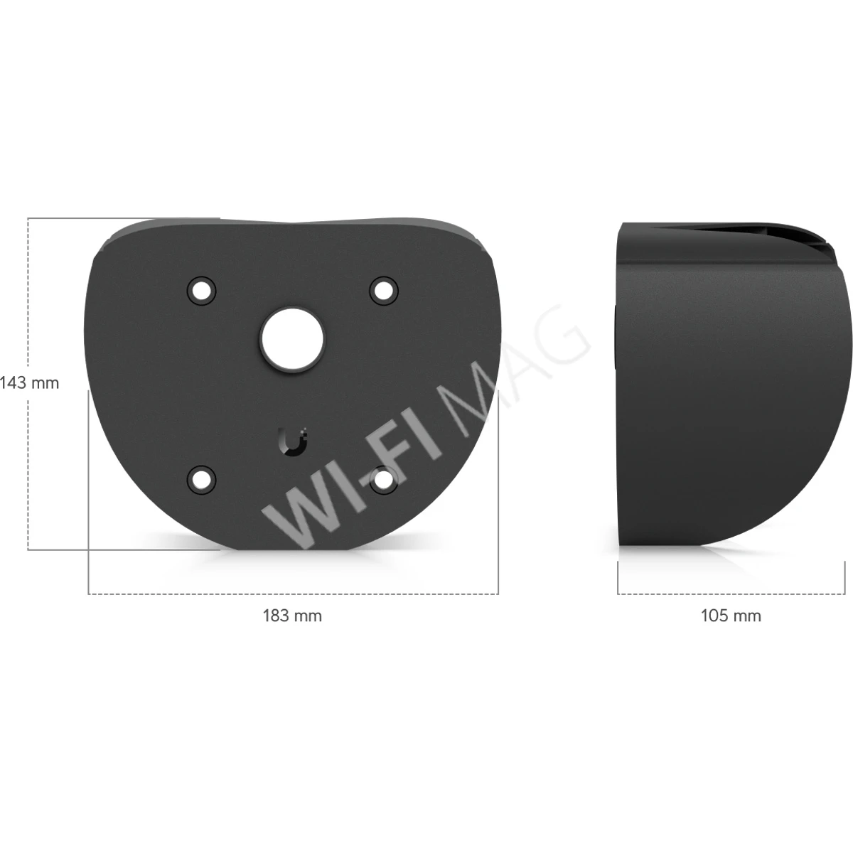 Ubiquiti AI PTZ Precision Corner Mount Black, черный угловой кронштейн для камер UVC-AI-PTZ-Precision