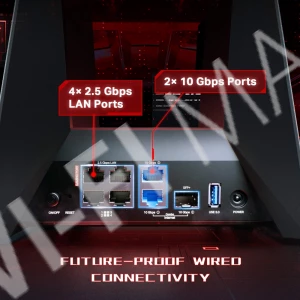 TP-Link Archer GE800 BE19000 Tri-Band Wi-Fi 7 Gaming Router, трехдиапазонный игровой маршрутизатор Wi‑Fi 7