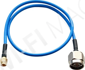 Conexpro flexi pigtail, 50cm, RG402, N male - RSMA male синий