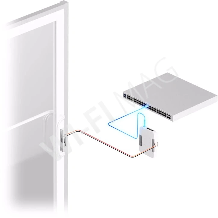 Ubiquiti UniFi Access Fail-Secure Strike Lock 15mm, электрический замок с защелкой и защитой от сбоев