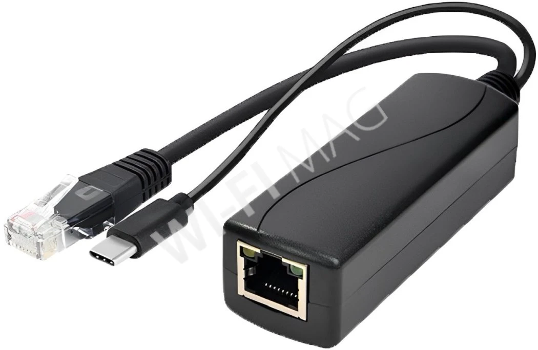 Conexpro GPOE-SPL-C-5-15, разветвитель PoE 1 Гбит/с USB-C