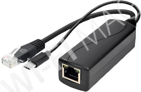 Conexpro GPOE-SPL-C-5-15, разветвитель PoE 1 Гбит/с USB-C